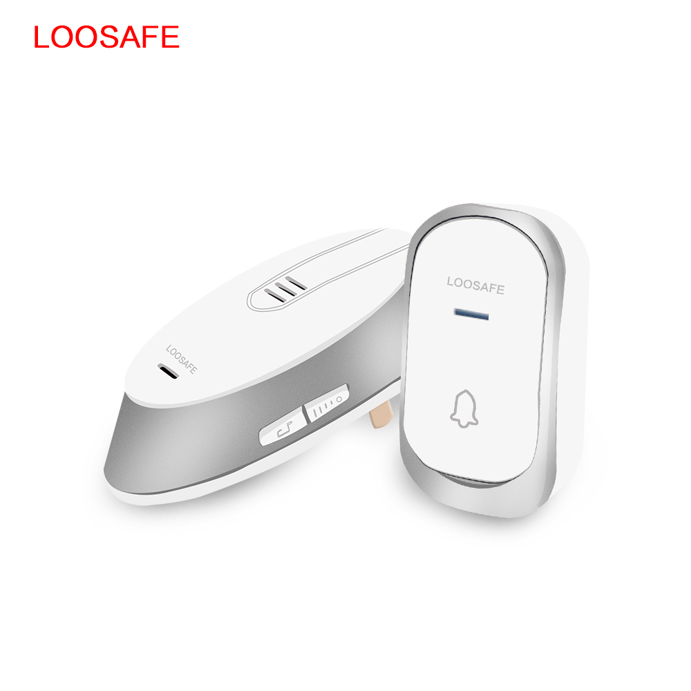 Loosafe long range Беспроводной addams Семья Кольцо Wi Fi дверные звонки водонепроницаемый приемник + передатчик для квартиры