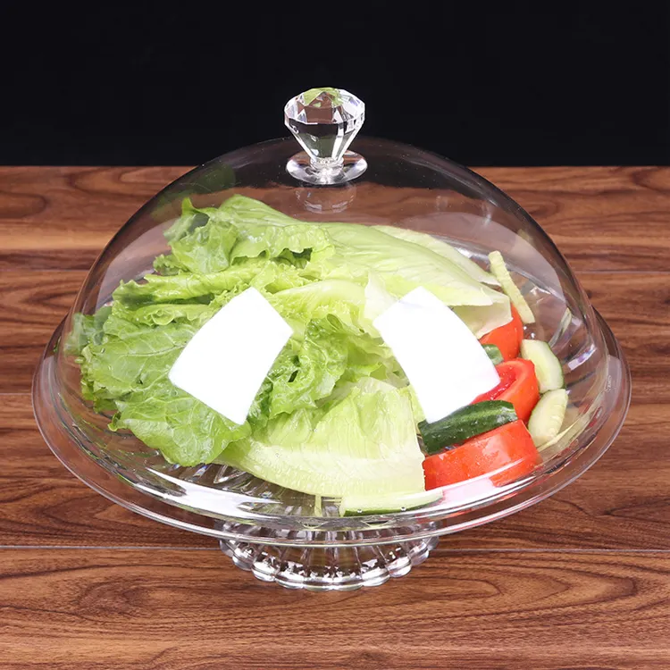 high quality restaurant cake plastic dome acrylic food cover