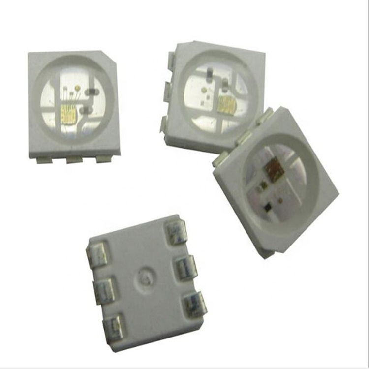 Светодиодный чип WS2815 5050 RGB с интеллектуальным управлением, постоянный ток 12 В, точка разрыва сигнала, непрерывная передача, полноцветный, адресный