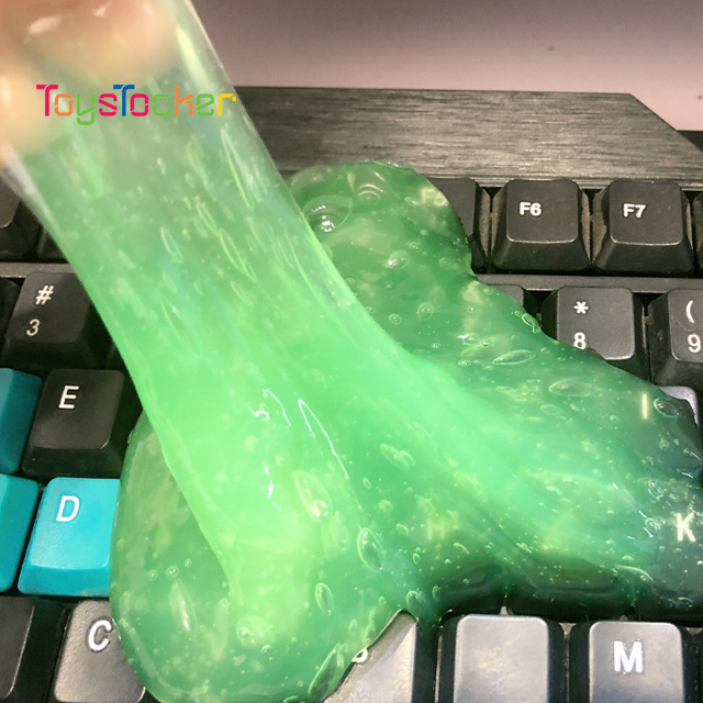 Factory Price Super Clean Gel Transparent Hand-Free Baff Slime Cleaning Slime