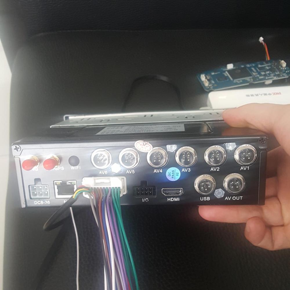 6ch Мобильный DVR JF-S6 диктофон Blackbox Поддержка Wi-Fi, GPS и сочетать с 1080p BPC для пассажирского автобуса счетчик с 2 камерами