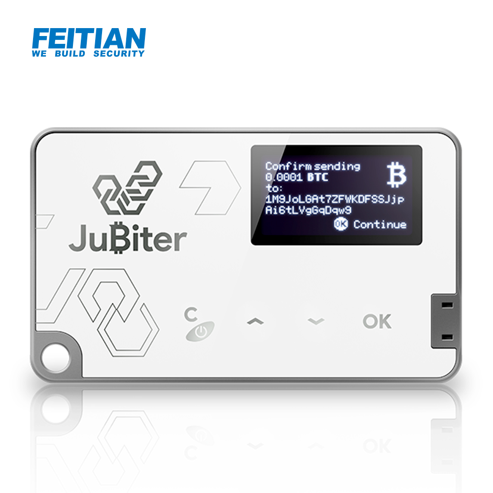 SHA 256 Cryptocurrency Bitcoin Hardware Cold Wallet с SHA256-JuBiter