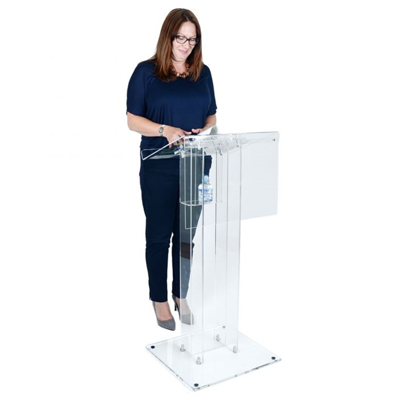 BTbanner акриловые pulpit lectern и подиум спикер подставки для церкви с полкой