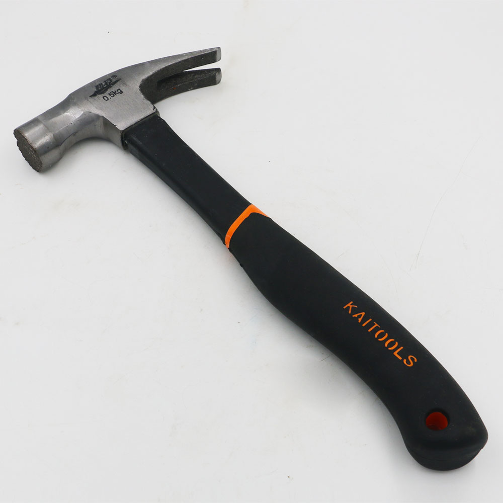 Multifunction Durable Claw Hammer with Black Rubber Handle