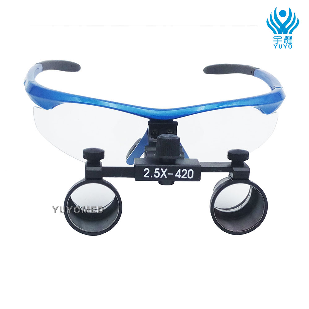 Dental health material binocular loupe surgical loops