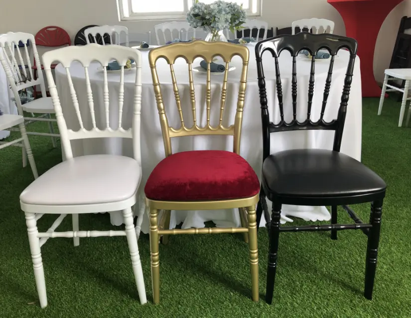 Folding Plastic Chair Factory Direct White Stacking Plastic Folding Chair For Wedding Party