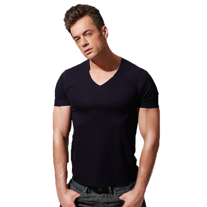 Seamless Custom Mens Underwear Cueca Tshirts Undershirts