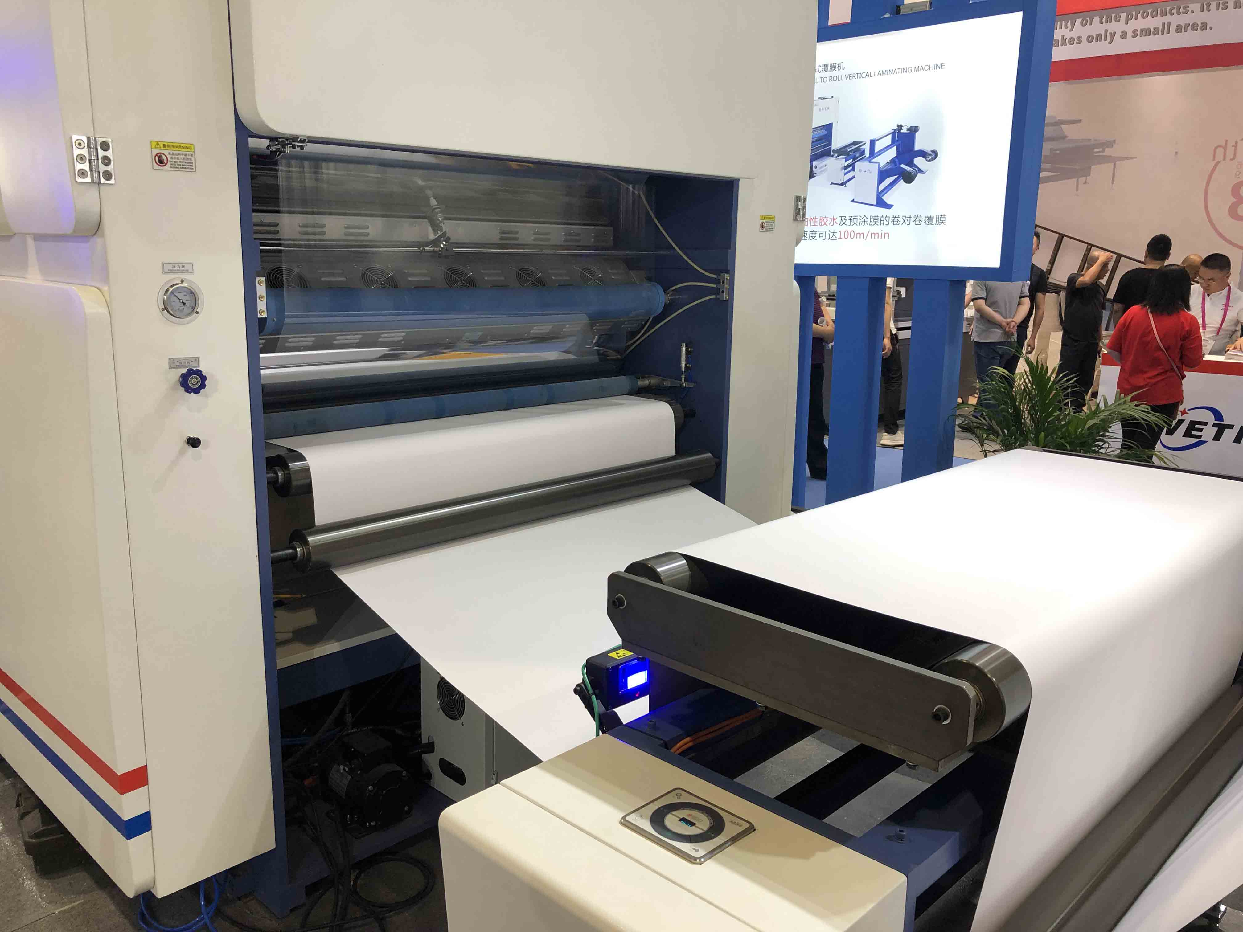 JTFM-1100/1300 автоматическая машина для ламинирования рулонов термобумаги с CE