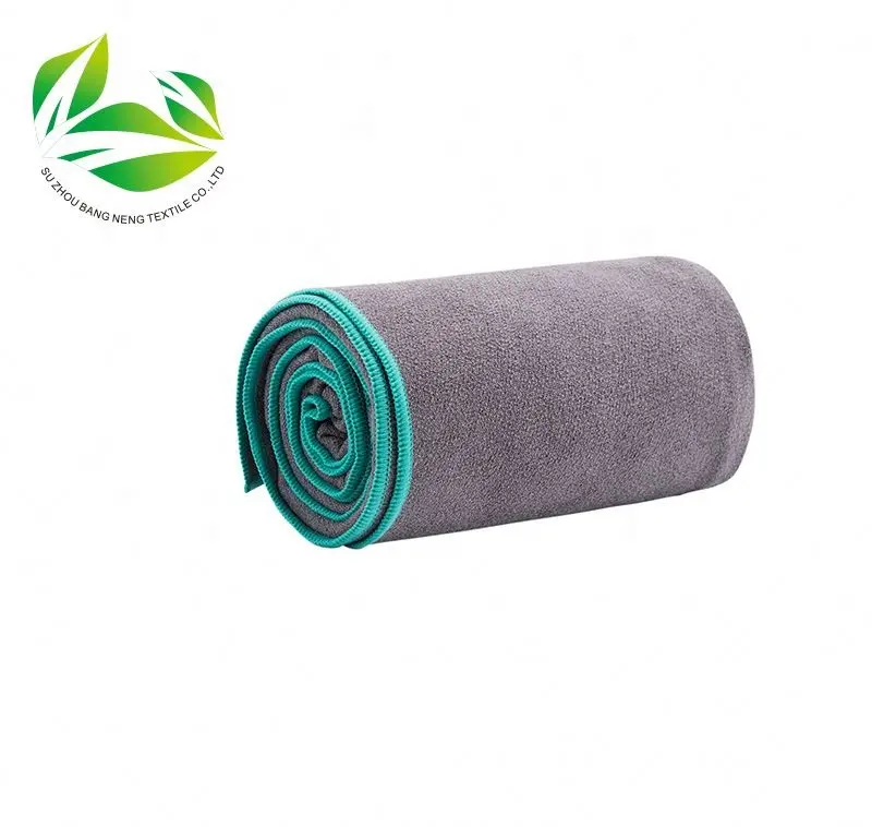 Anti slip nubs active yoga mat forms quick drying towel