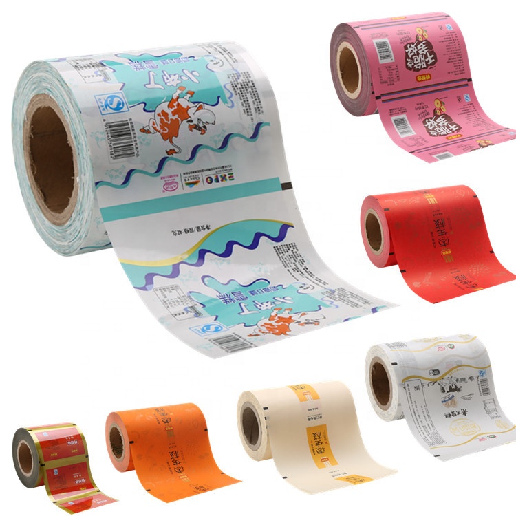Gravure Printing Custom Frozen Food Packaging Ice Cream Popsicle Wrapper OPP Plastic Film Rolls