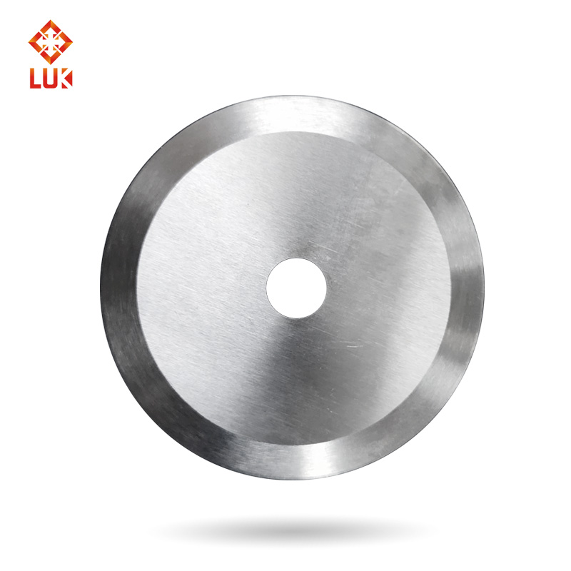 Tungsten carbide circular knives for tobacco