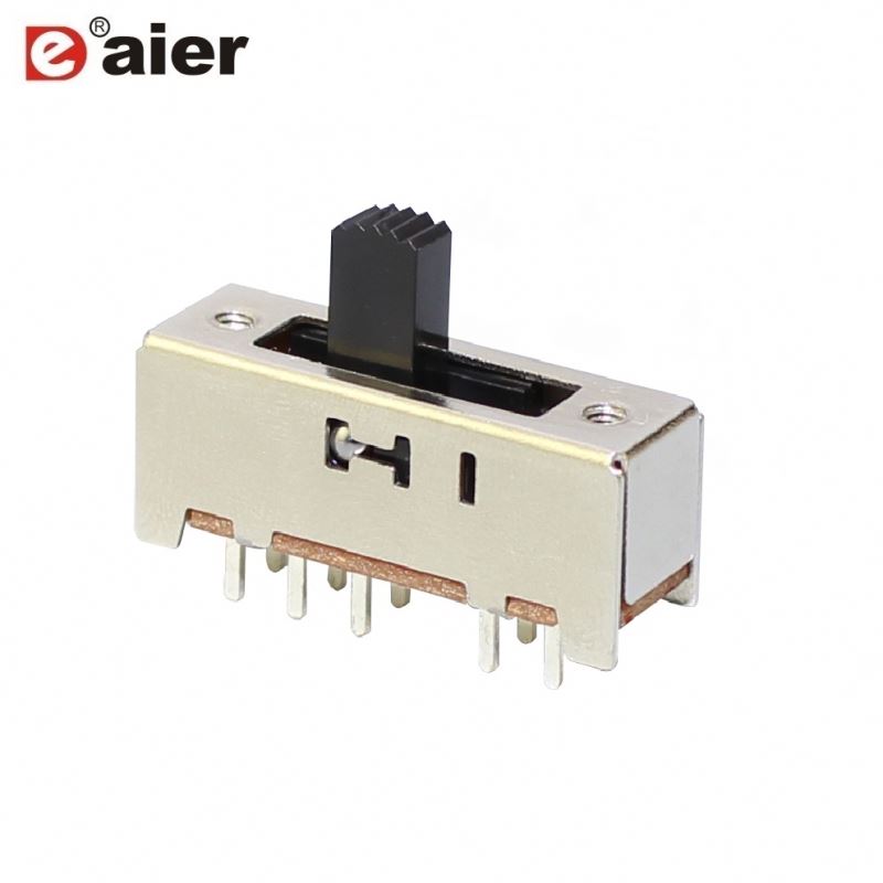 8 Pin PCB клеммы никелированная 2 полюс 4 позиции ползунковый переключатель