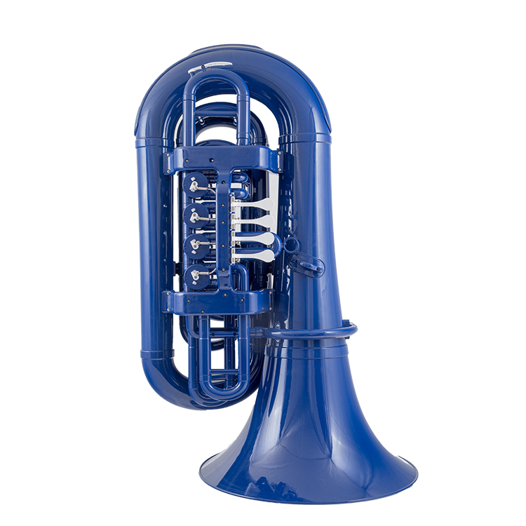 high quality music instrument plastic colorful tuba for sale
