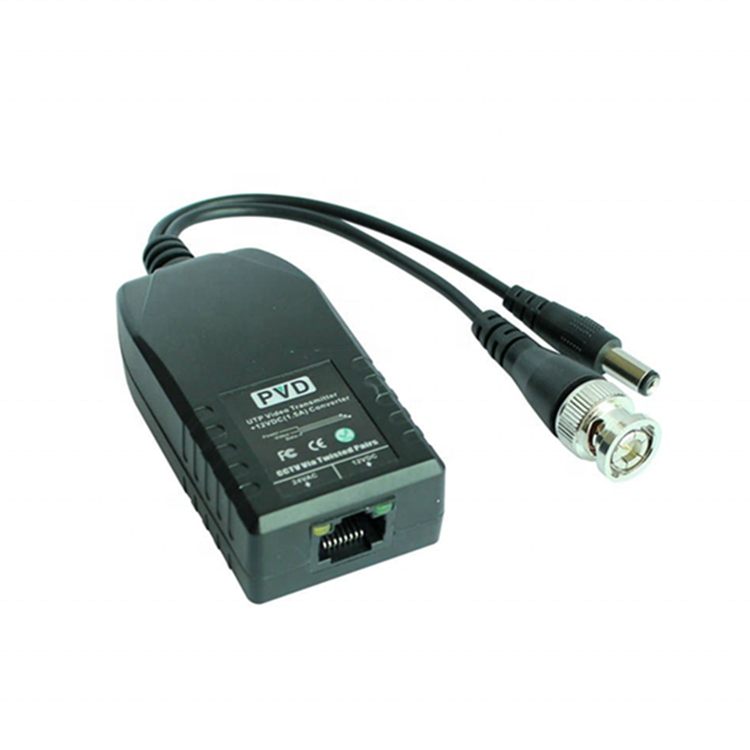 Уникальный дизайн встроенный AC/DC 16 ~ 36 В к DC 12 В конвертер одноканальный CAT5 балун