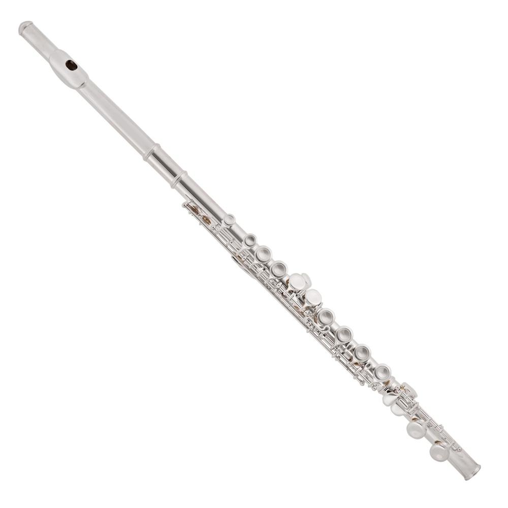Accept OEM 16 closed holes Good Quality Silver Plated Flute