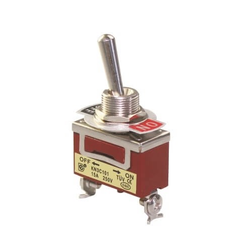 15A 250VAC 2-контактный SPST 2 Way din-рейку переключатель ВКЛ-ВЫКЛ
