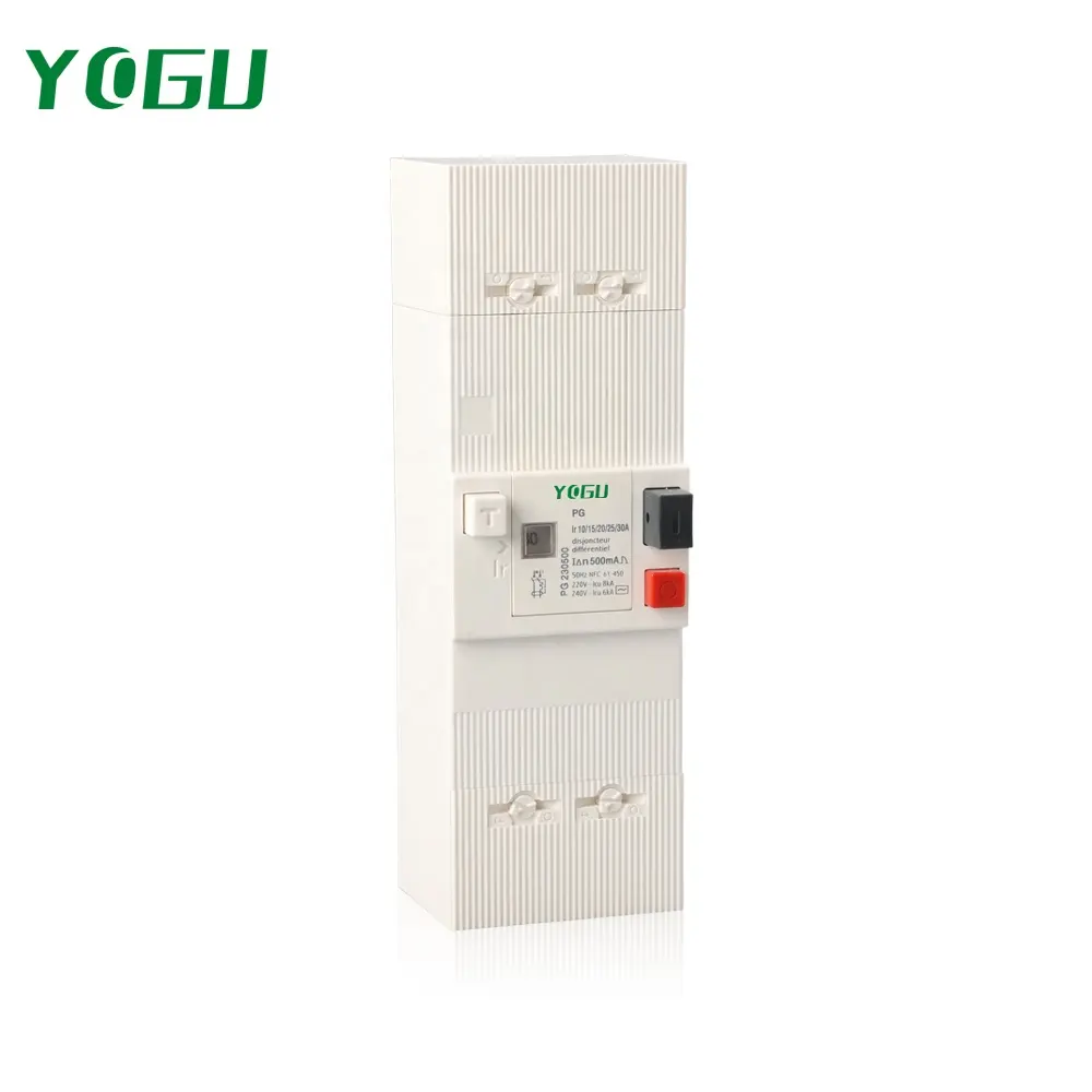 NFC 61450 GARDY PG DB90 2P 4P 5-15A 10-30A 15-45A 30-60A EDF 300mA 500mA селективный выключатель цепи
