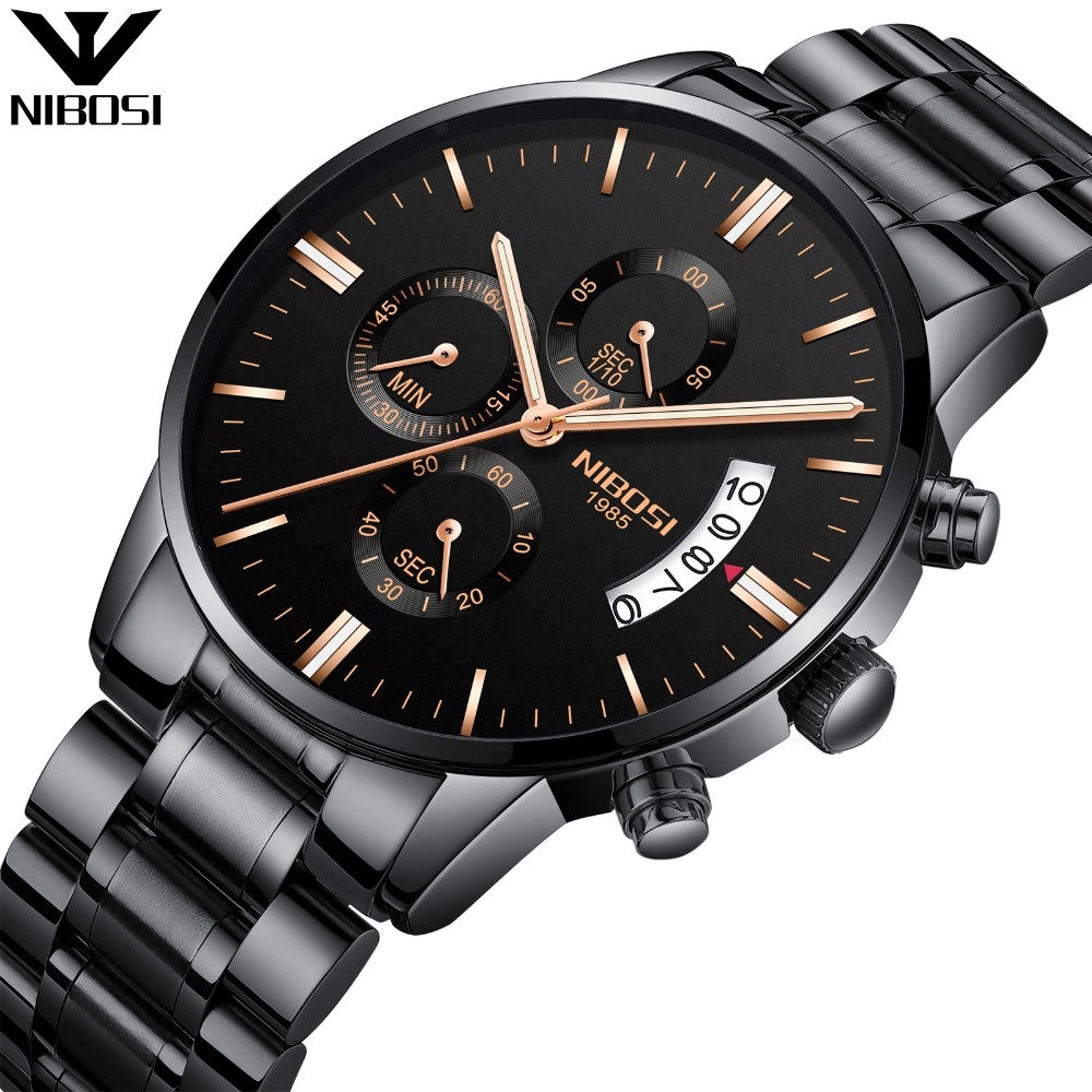 NIBOSI 2309 мужские часы Топ бренд Мода Relogio Masculino военные кварцевые наручные часы мужские спортивные часы
