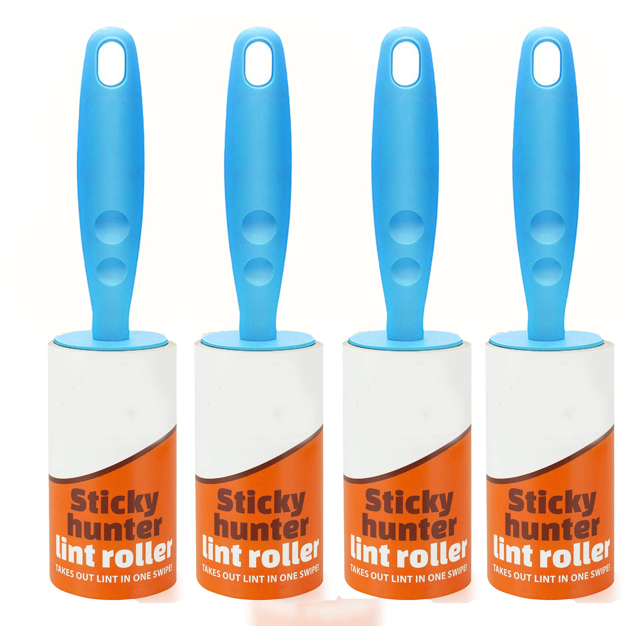 4pcs Lint Roller Pet Hair Remover - Extra Sticky Lint Tape Rollers for Clothes Dog Cat Hair Fur