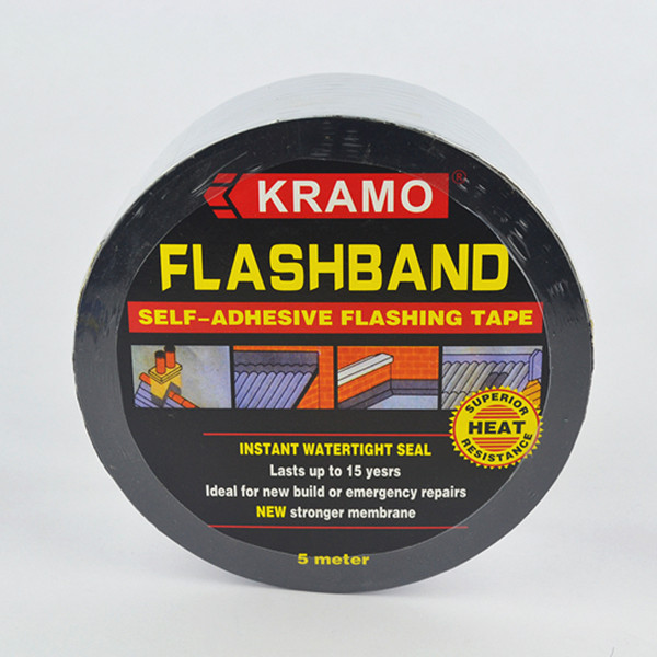 flashing band waterproof bitumen tape self adhesive easy tear to stick good adhesion 1mm 1.5mm 2mm different thickness avalabe