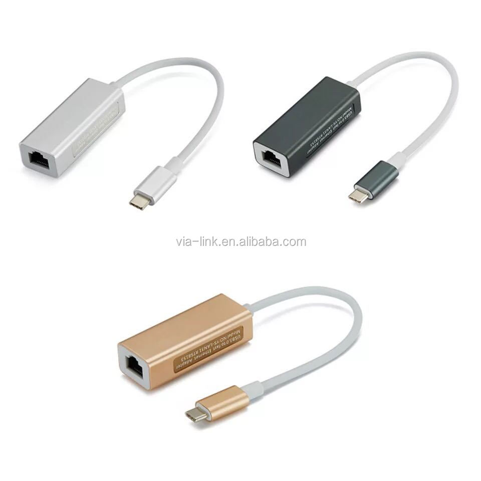 USB-C к кабелю Ethernet USB 3,1 Type-C/Thunderbolt 3 к RJ45 Ethernet LAN сетевой адаптер