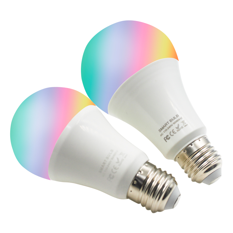 Умная Светодиодная лампа Wifi RGB, светодиодная лампа 220 В 110 В, совместимая с приложениями Amazon Alexa/Google Home Assistant