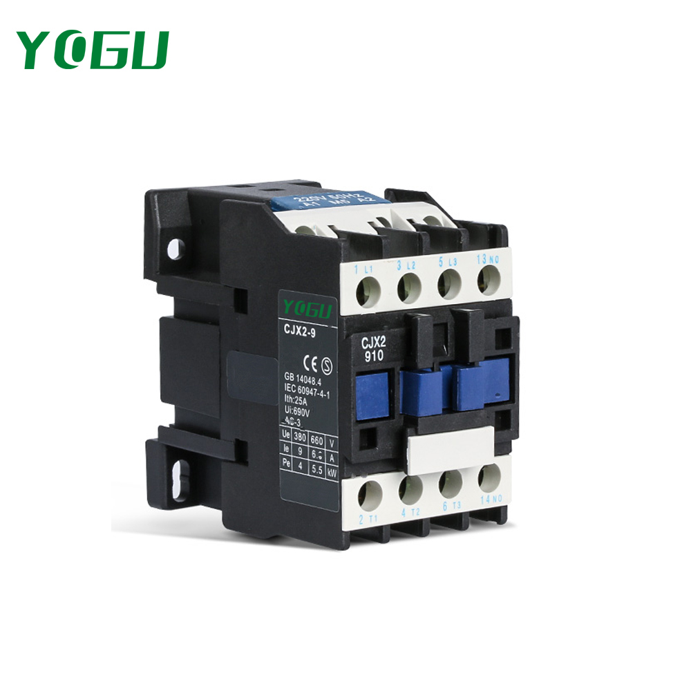 IEC60947 Стандартный CJX2-09 12 18 25 32 40 50 65 80 95A 3P 4P переменного тока 24 36 110 220 380VAC катушки общего назначения переменного магнитного контактора