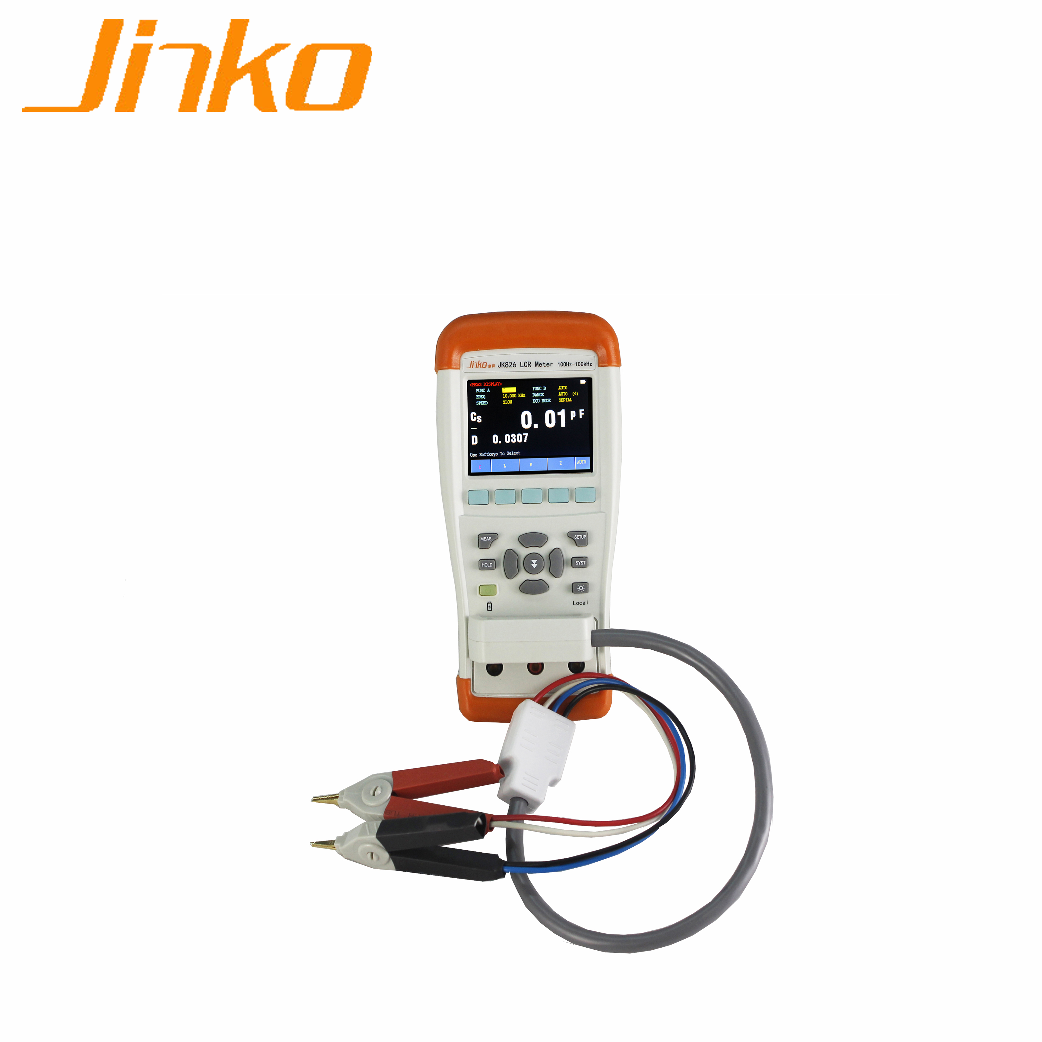 Jinko JK826 100 Гц, 120 Гц, 1 кГц, 10 кГц, 100 кГц Портативный Измеритель LCR