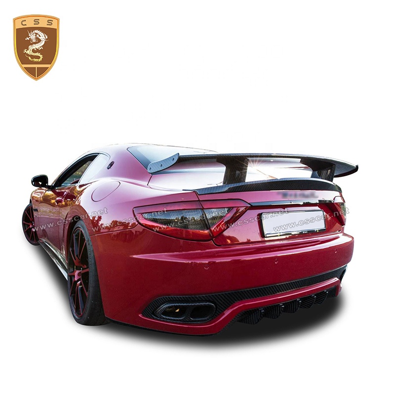 Задний спойлер из углеродного волокна нового дизайна, подходит для Maserati granтуризма Mansori, Стильный автомобильный спойлер