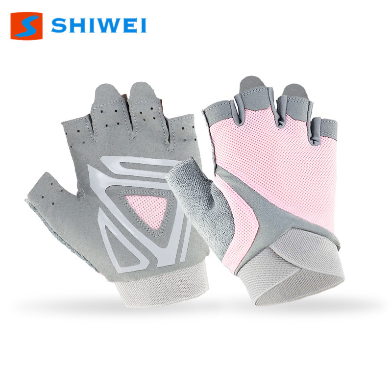 SHIWEI-6016 # Низкая Цена Половина Палец Тяжелая атлетика тренажерный зал перчатки