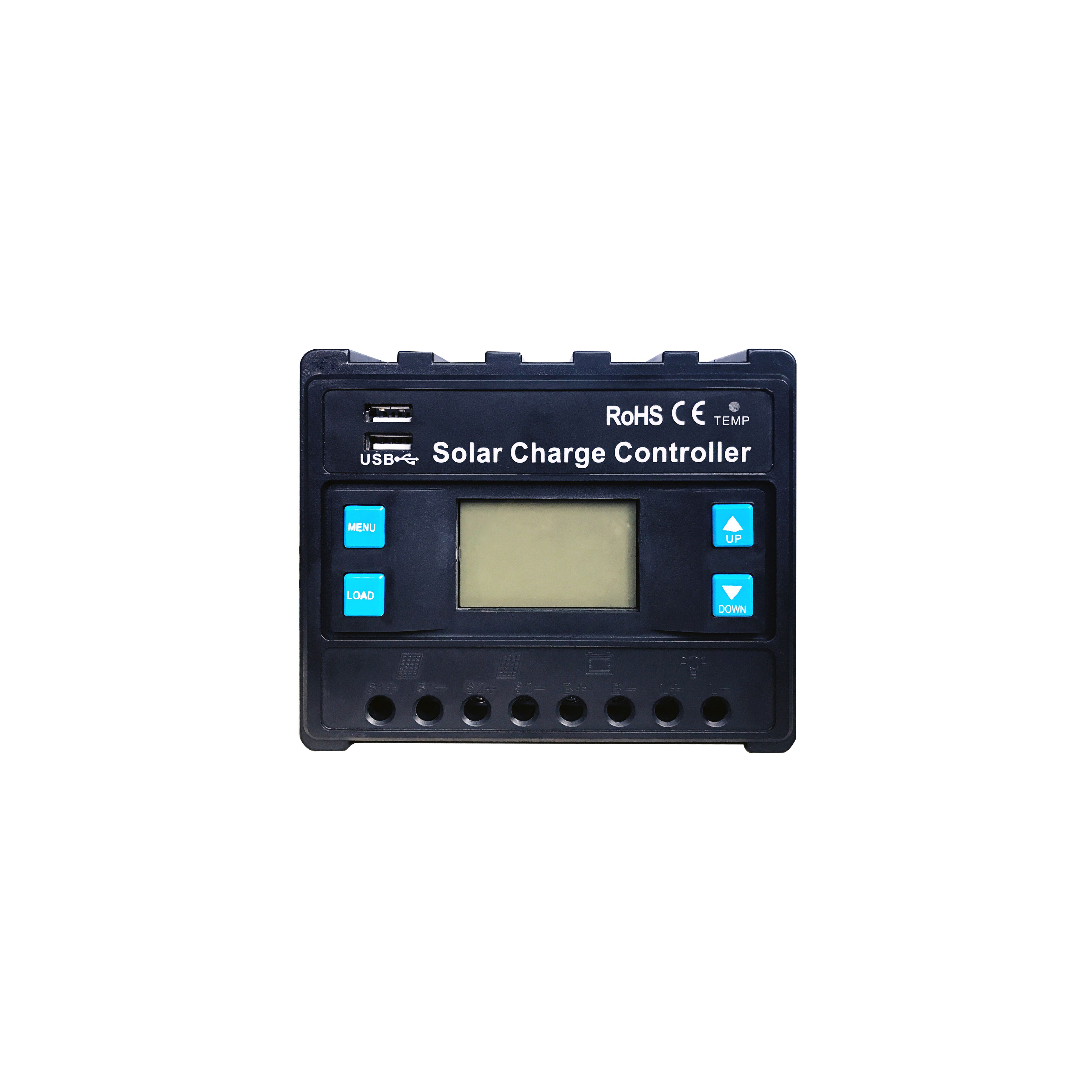 Контроллер заряда на солнечной батарее, ЖК-дисплей USB 5V 2.1A ШИМ 20A