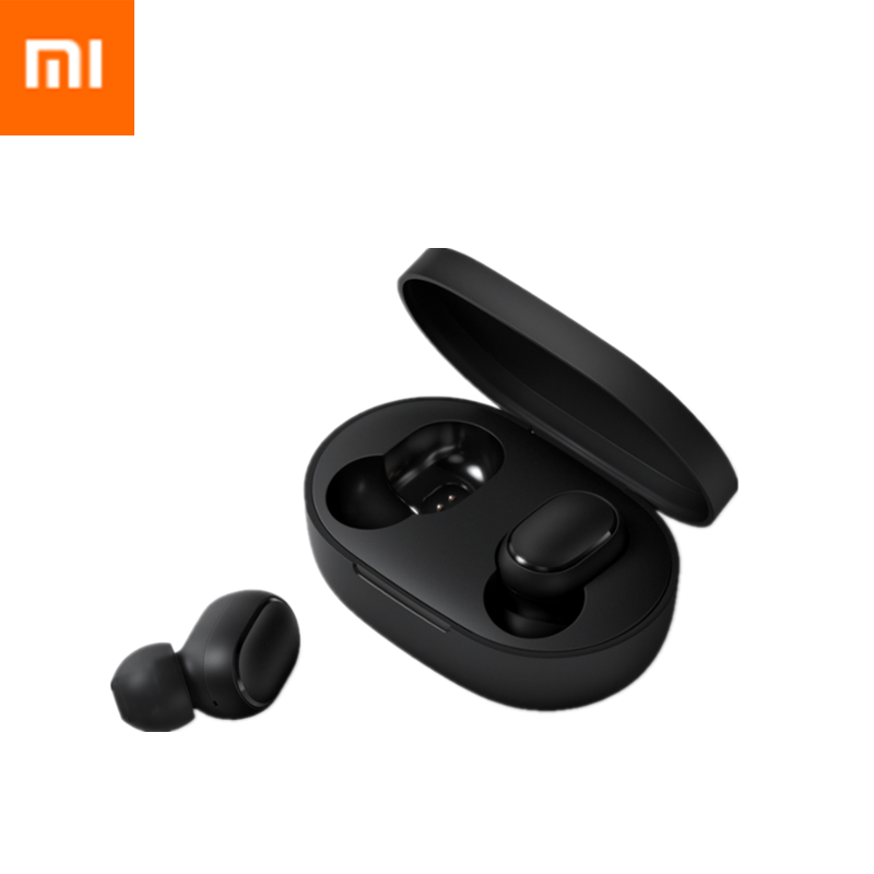 Оригинальный Xiaomi Redmi airdots 2 bluetooth-наушников TWS стерео MI airdots мини беспроводного Bluetooth (голубой зуб) 5,0 гарнитура с микрофоном