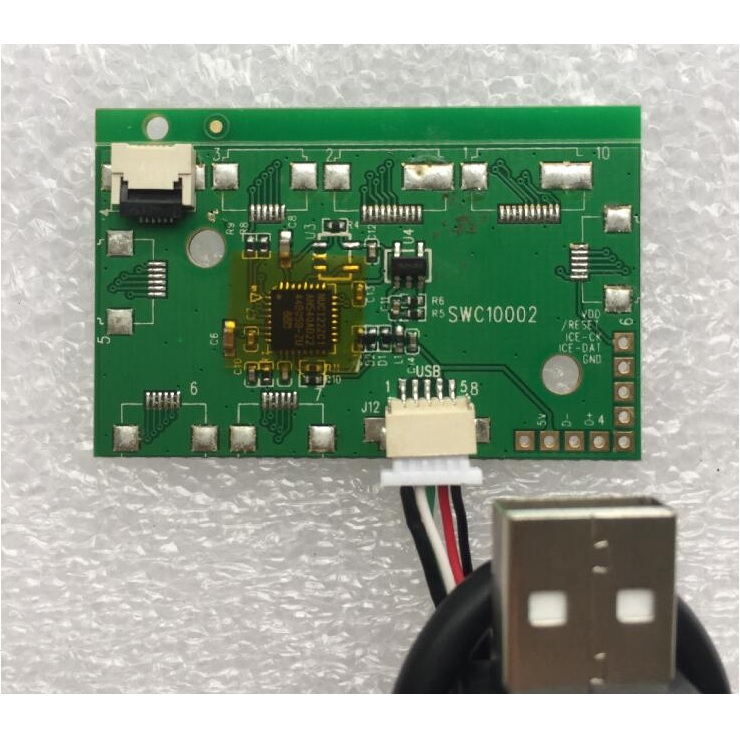 Универсальный контроллер сенсорного экрана 6pin/10pin I2C to USB с поддержкой Windows,Android,Linux