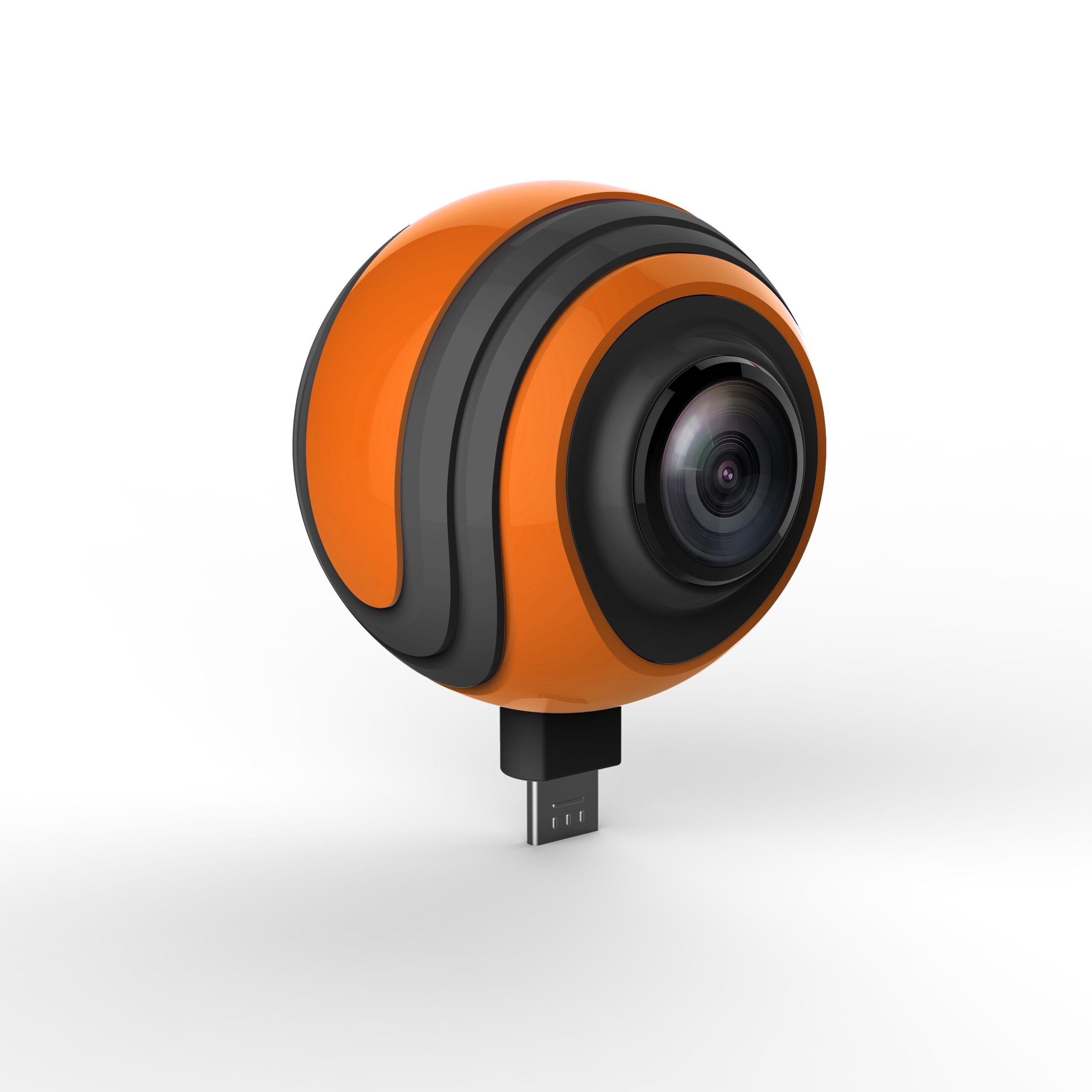 Камера 360 VR с Youtube, рыбий глаз, широкоугольный макрообъектив, мобильный телефон, камера для двух рыб