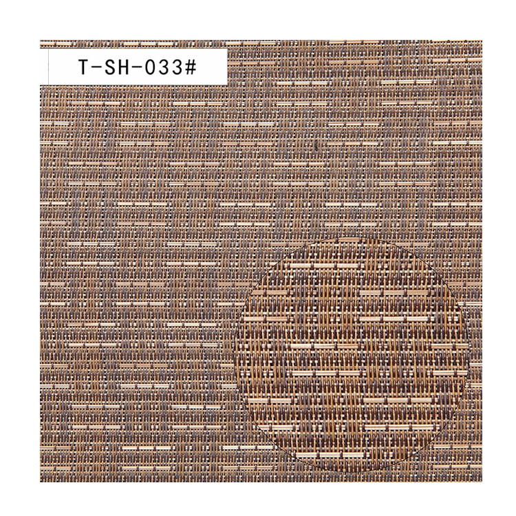 The good quality brown material fabric,pvc mesh fabric for beach chair
