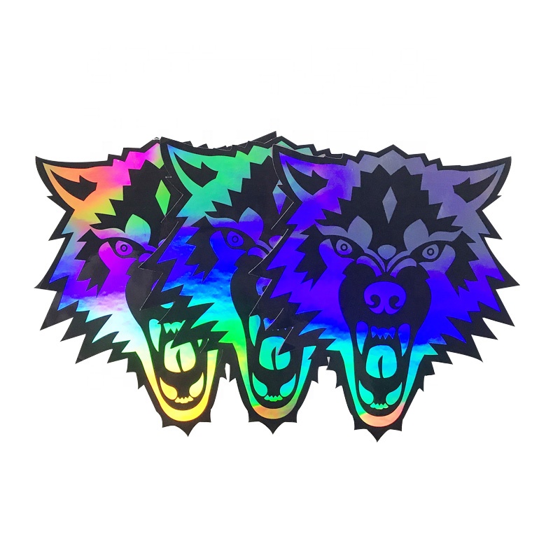 Free Design Waterproof Vinyl Holographic Die Cut Sticker