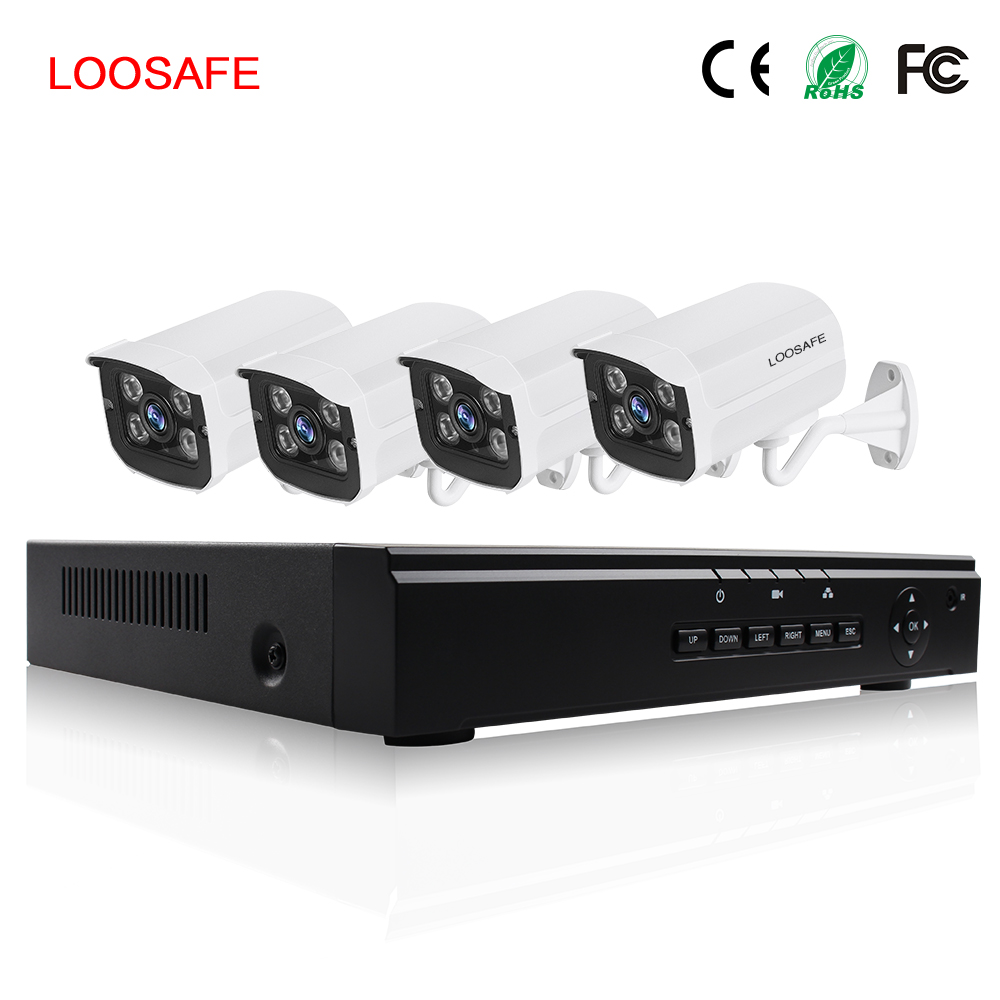 2,0 МП 4CH цифровая POE Система RoHS FCC CE ONVIF POE ip-камера наблюдения nvr комплект