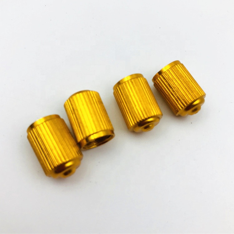 Car Wheel Dust Auto Spare Parts Multi Color Aluminum Tire Valve Stem Cap
