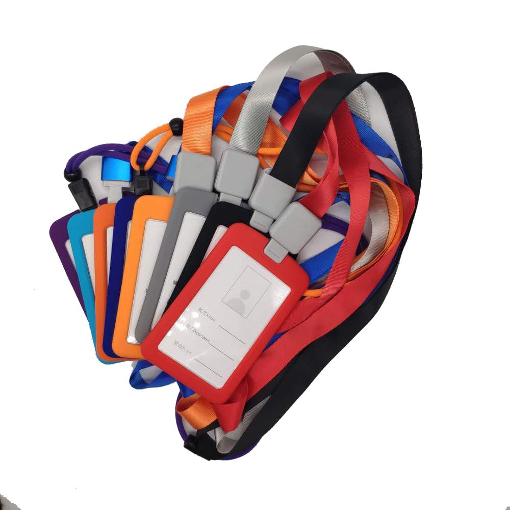 Оптовая продажа Lanyards силиконовой резины БИЗНЕС КРЕДИТ Выдвижной Id Имя Знак Имя Держателя Карты