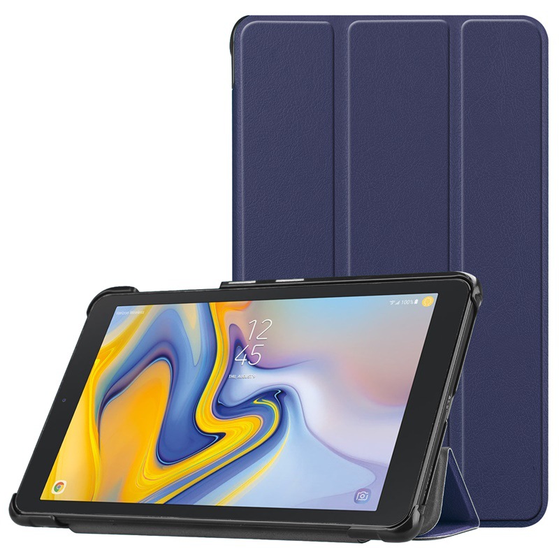 Для Samsung Galaxy Tab A 8,0 2018 SM-T387V кожаный чехол три раза чехол Корпус для Таба 8 T387 стенд держатель протектор