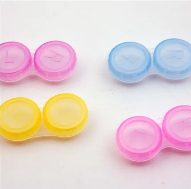 Portable tiny contact lens box / contact lens container / Cute Mini contact lens case