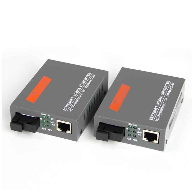 Netlink HTB-GS-03 A/B 1000 мбит/с, порт SC, 3 км, SM, один быстрый Ethernet, оптоволоконный медиа-конвертер с 1 PO 1 PE для сети