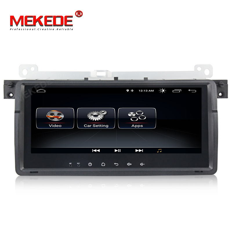 MEKEDE 8,8 "android 10 4 ядра 1 Гб + 16 ГБ, Автомобильный CD DVD видео плеер для BMW E46 M3 Авто Радио стерео аудио плеер с GPS навигации
