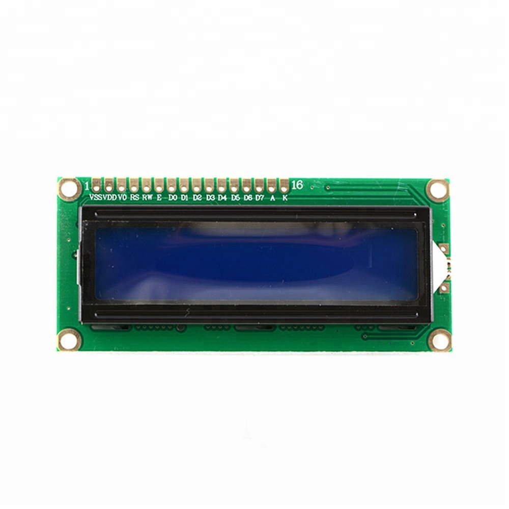 Lcd1602 1602a Программируемый Синий 5 В в белый шрифты монохромный 16x2 ЖК дисплей модуль
