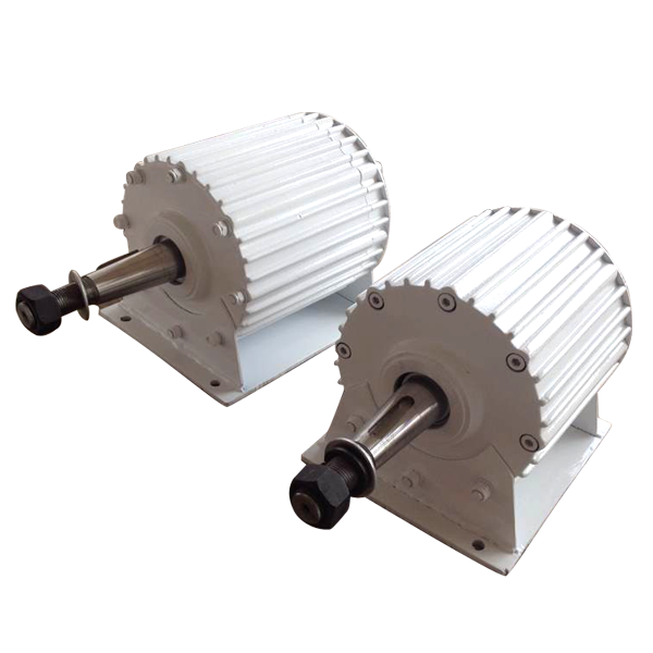 Low torque 1000w free electricity permanent magnet synchronous generator 1kw with mounting base