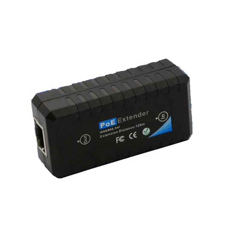 Ethernet системы безопасности IP камеры IEEE802.3af 1 порт poe удлинитель HY-E1-POE