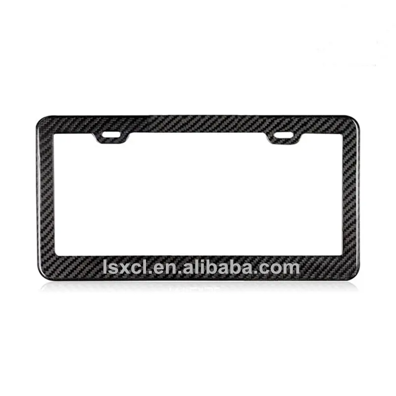 New design 100% real carbon fiber license plate frame with good strength