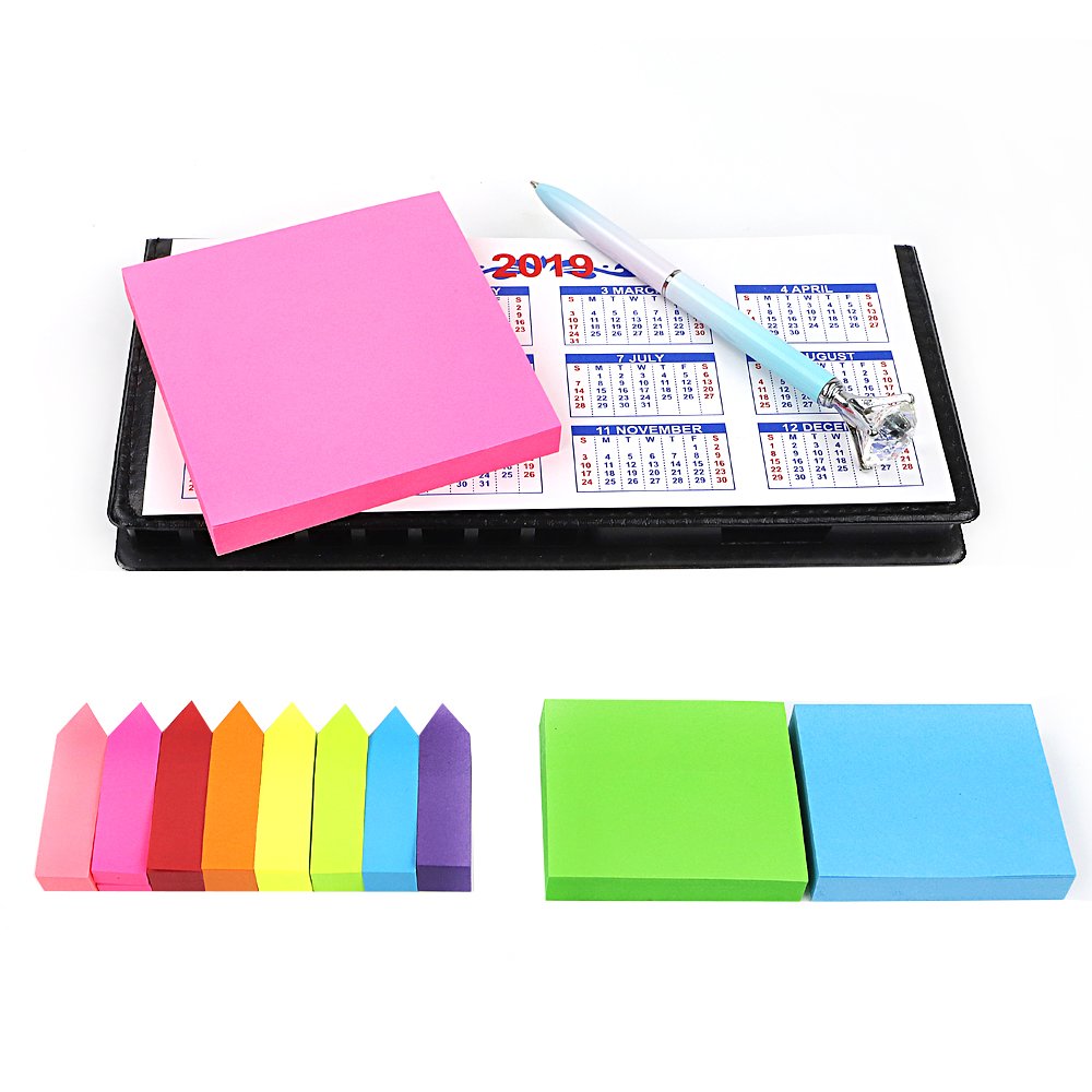 Ручной работы Высокое качество кожа Sticky Notes Держатель Memo Notes с календарем