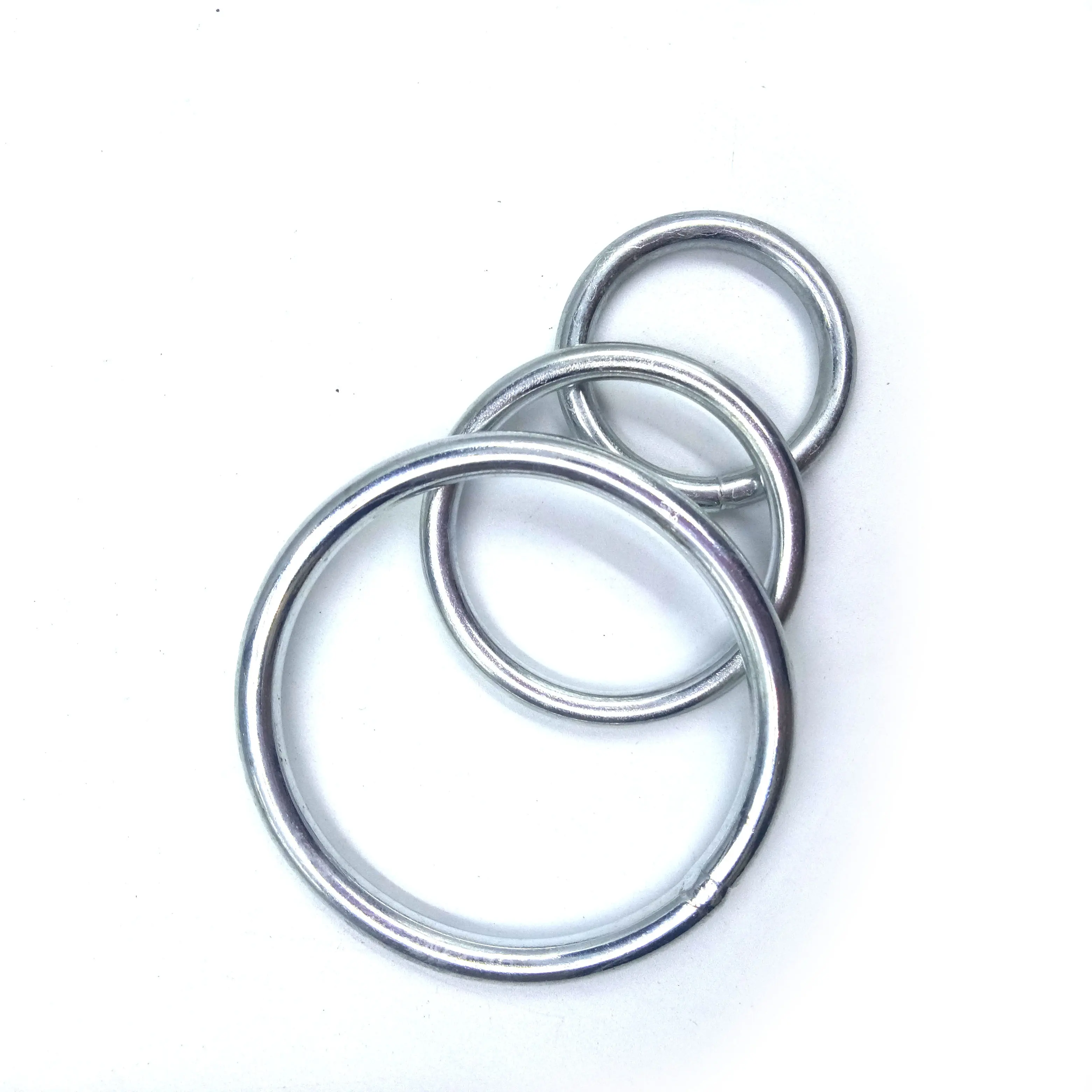 BT-800 Factory Price Custom Size Rigging Hardware Materials 5x50 Galvanized 304 Stainless Steel Welded Round Ring