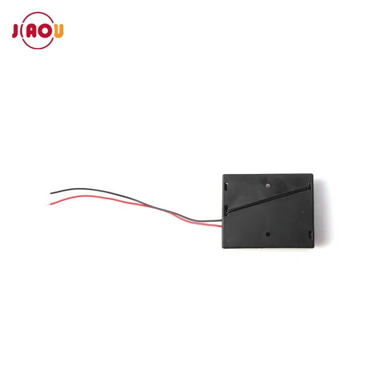 JIAOU 11.1V 18650 Battery Holder case with wires 2 Cells Battery Box